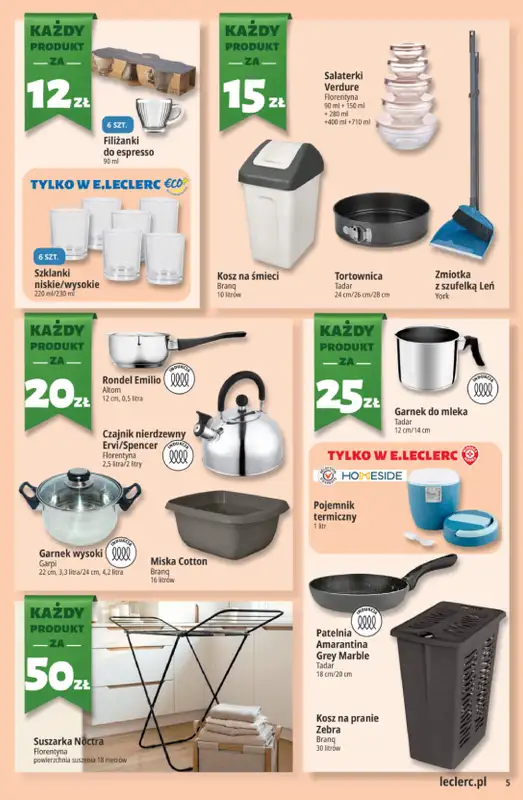 Leclerc - gazetka promocyjna Oferta E.Leclerc od wtorku 30.06 do soboty 11.07 - strona 5