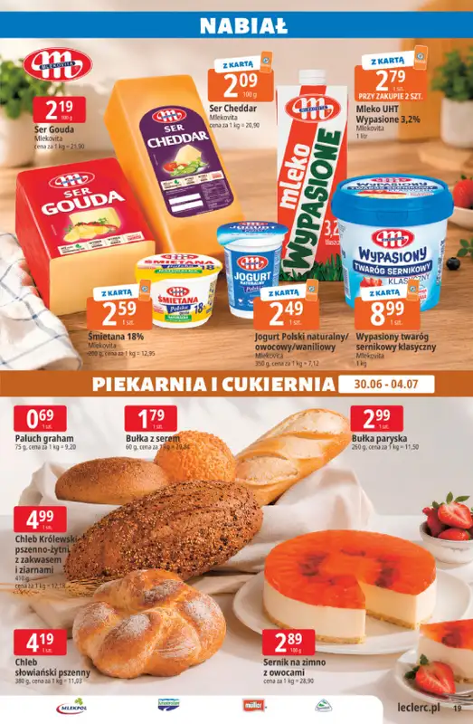 Leclerc - gazetka promocyjna Oferta E.Leclerc od wtorku 30.06 do soboty 11.07 - strona 19
