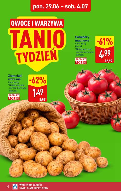 Aldi - gazetka promocyjna Pełny katalog! od poniedziałku 29.06 do soboty 04.07 - strona 10