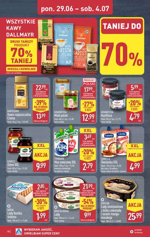 Aldi - gazetka promocyjna Pełny katalog! od poniedziałku 29.06 do soboty 04.07 - strona 18