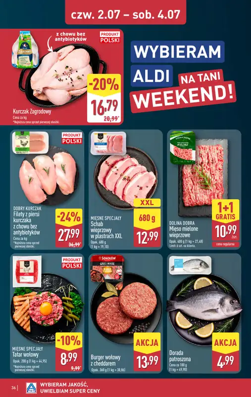 Aldi - gazetka promocyjna Pełny katalog! od poniedziałku 29.06 do soboty 04.07 - strona 36