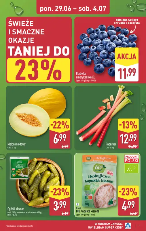 Aldi - gazetka promocyjna Pełny katalog! od poniedziałku 29.06 do soboty 04.07 - strona 7