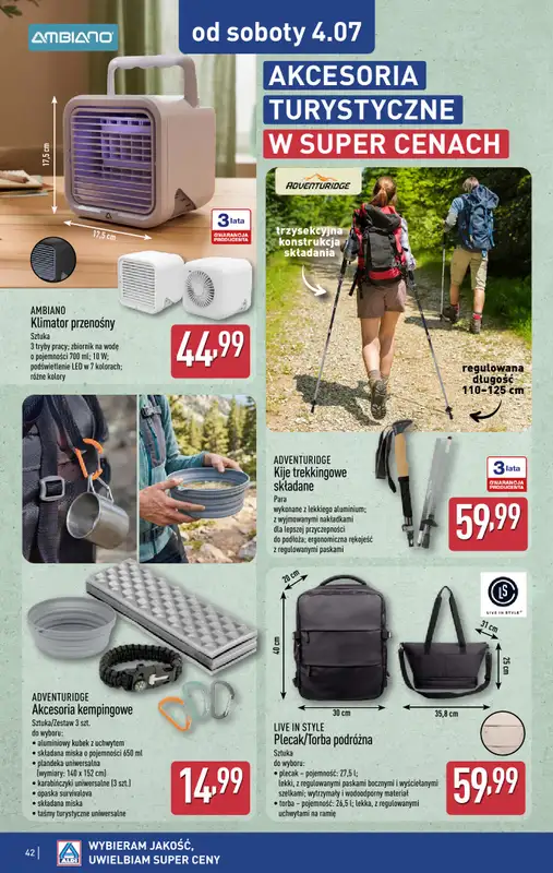 Aldi - gazetka promocyjna Pełny katalog! od poniedziałku 29.06 do soboty 04.07 - strona 42