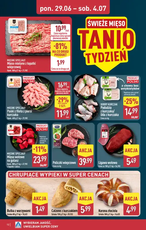 Aldi - gazetka promocyjna Pełny katalog! od poniedziałku 29.06 do soboty 04.07 - strona 12