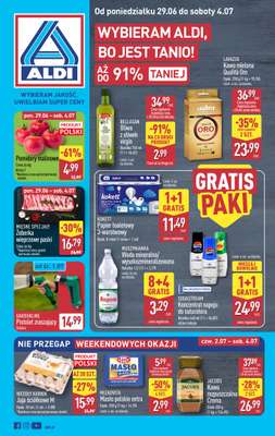Aldi - gazetka promocyjna Pełny katalog! od poniedziałku 29.06 do soboty 04.07