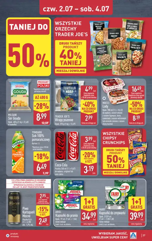 Aldi - gazetka promocyjna Pełny katalog! od poniedziałku 29.06 do soboty 04.07 - strona 37