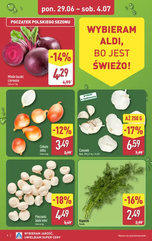 Aldi - gazetka promocyjna Pełny katalog! od poniedziałku 29.06 do soboty 04.07 - strona 6