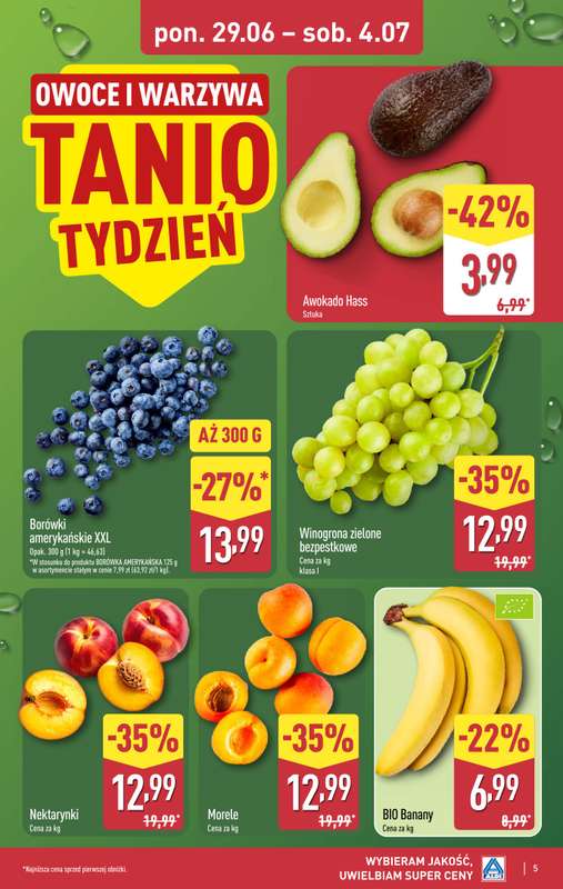 Aldi - gazetka promocyjna Pełny katalog! od poniedziałku 29.06 do soboty 04.07 - strona 5
