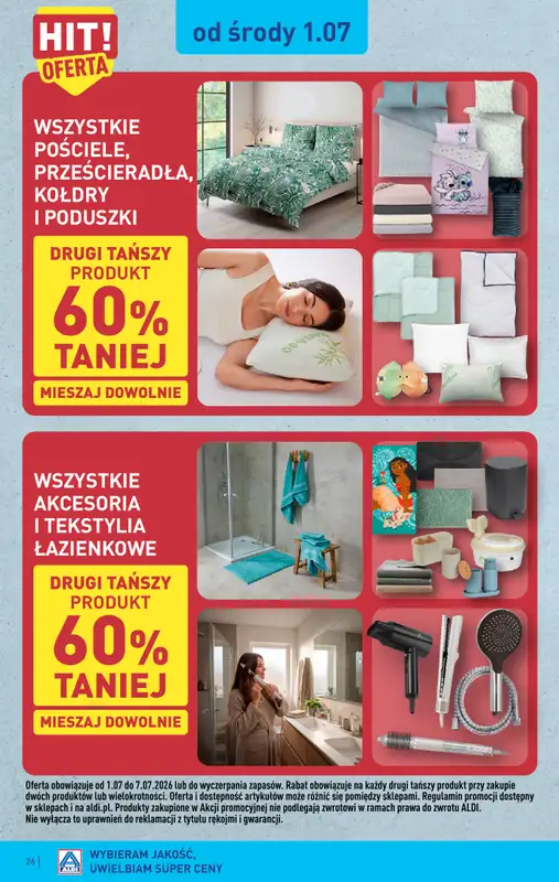 Aldi - gazetka promocyjna Pełny katalog! od poniedziałku 29.06 do soboty 04.07 - strona 26