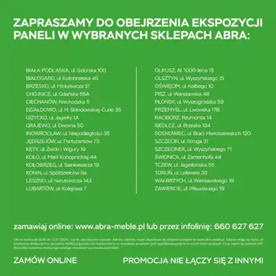 Abra Meble - gazetka promocyjna Gazetka od piątku 26.06 do niedzieli 12.07 - strona 22