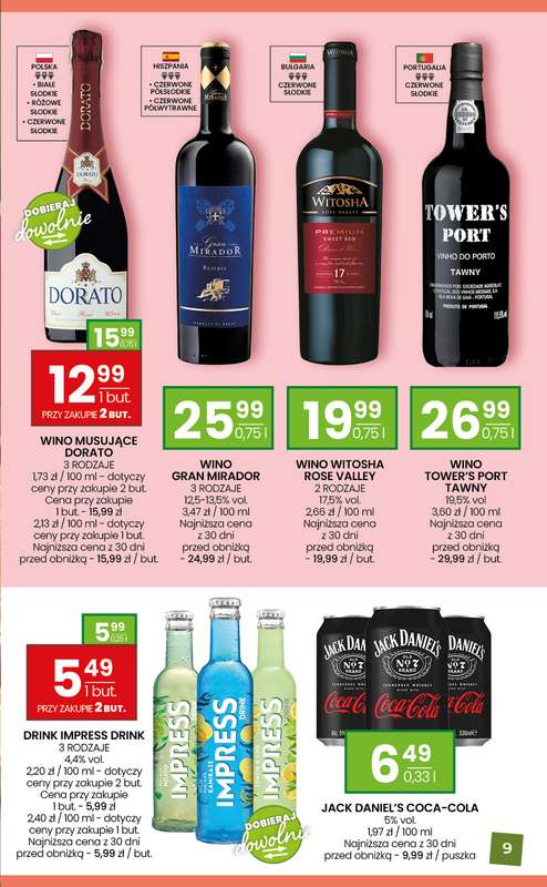 Twój Market - gazetka promocyjna Gazetka alkoholowa od piątku 26.06 do piątku 31.07 - strona 9