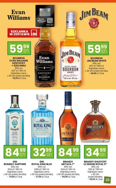 Twój Market - gazetka promocyjna Gazetka alkoholowa od piątku 26.06 do piątku 31.07 - strona 23