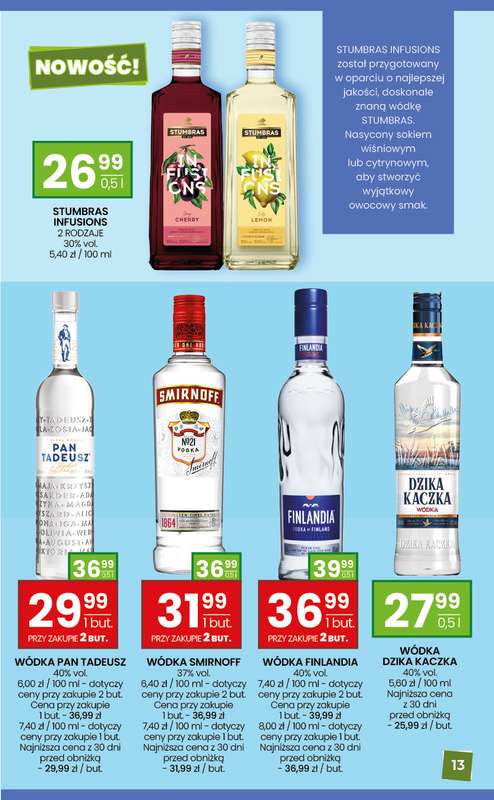 Twój Market - gazetka promocyjna Gazetka alkoholowa od piątku 26.06 do piątku 31.07 - strona 13
