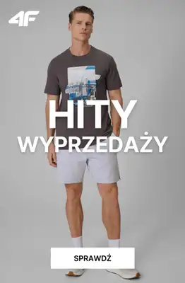 4F - gazetka promocyjna Hity wyprzedaży dla niego od soboty 27.06 
