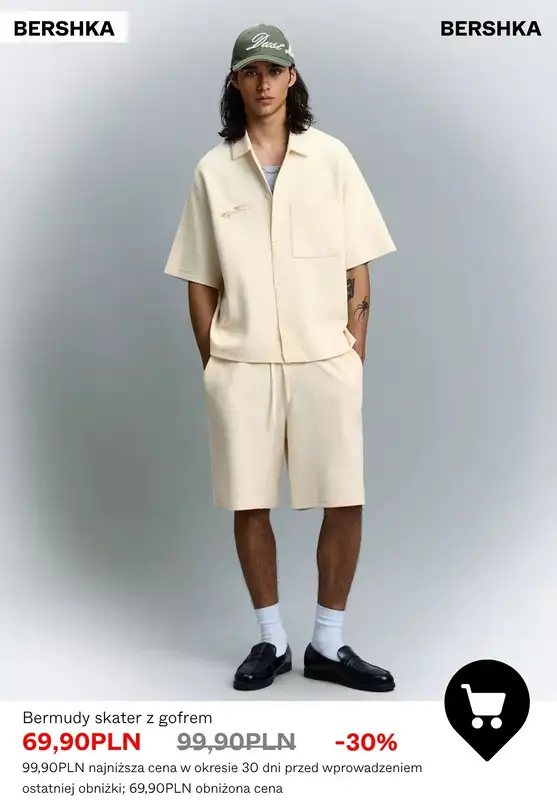 Bershka - gazetka promocyjna SALE do -50% - kolekcja męska od piątku 26.06  - strona 6
