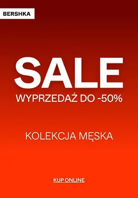 Bershka - gazetka promocyjna SALE do -50% - kolekcja męska od piątku 26.06 