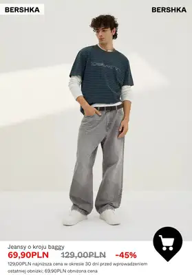 Bershka - gazetka promocyjna SALE do -50% - kolekcja męska od piątku 26.06  - strona 2