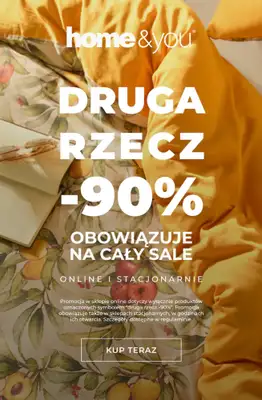 home&you - gazetka promocyjna Druga rzecz -90% od piątku 26.06 do wtorku 30.06