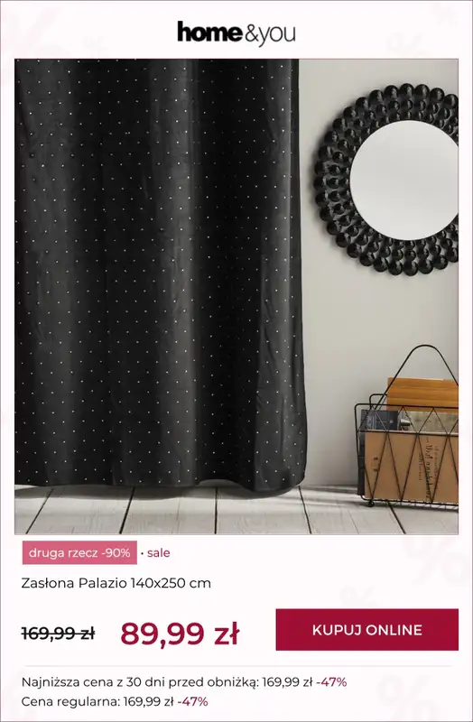 home&you - gazetka promocyjna Druga rzecz -90% PRODUKTY SALE od soboty 27.06 do wtorku 30.06 - strona 3