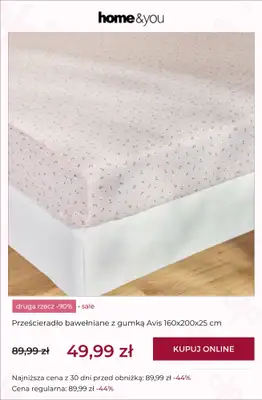 home&you - gazetka promocyjna Druga rzecz -90% PRODUKTY SALE od soboty 27.06 do wtorku 30.06 - strona 4