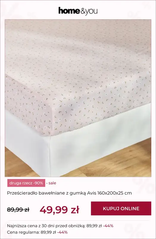 home&you - gazetka promocyjna Druga rzecz -90% PRODUKTY SALE od soboty 27.06 do wtorku 30.06 - strona 4