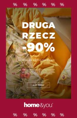 home&you - gazetka promocyjna Druga rzecz -90% PRODUKTY SALE od soboty 27.06 do wtorku 30.06