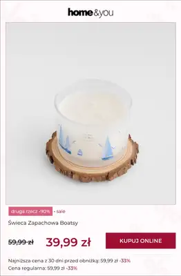 home&you - gazetka promocyjna Druga rzecz -90% PRODUKTY SALE od soboty 27.06 do wtorku 30.06 - strona 9