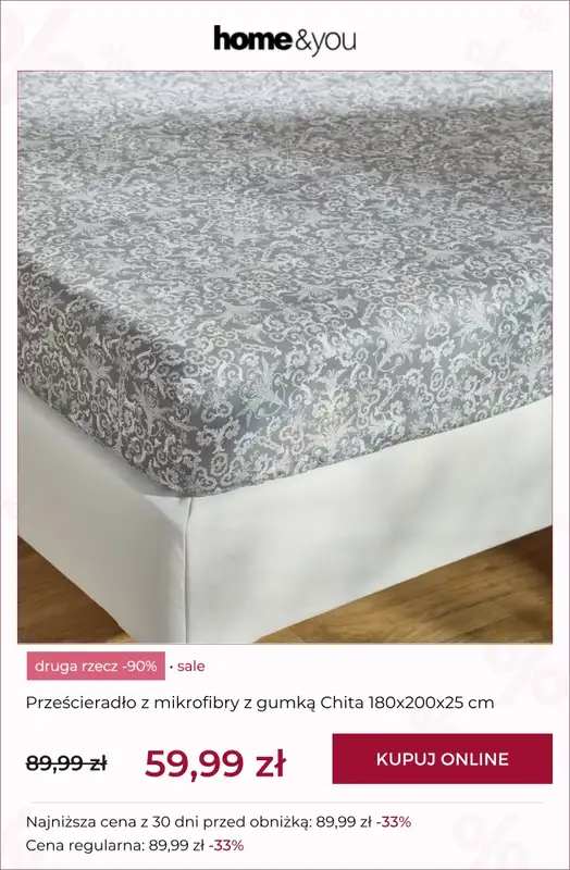 home&you - gazetka promocyjna Druga rzecz -90% PRODUKTY SALE od soboty 27.06 do wtorku 30.06 - strona 5