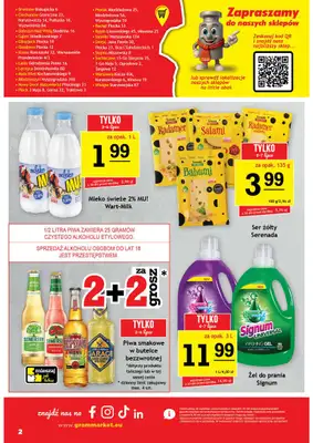 Gram Market - gazetka promocyjna Gazetka od środy 01.07 do wtorku 07.07 - strona 2
