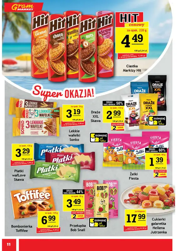Gram Market - gazetka promocyjna Gazetka od środy 01.07 do wtorku 07.07 - strona 11