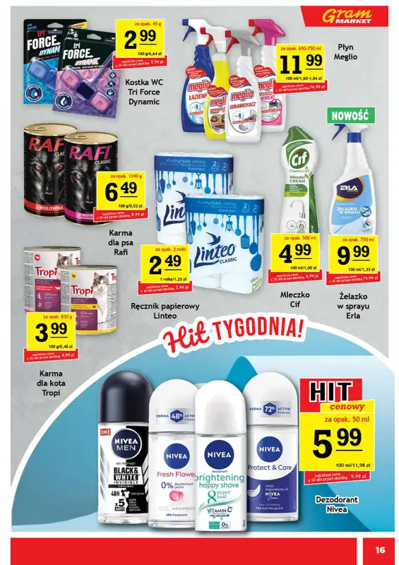 Gram Market - gazetka promocyjna Gazetka od środy 01.07 do wtorku 07.07 - strona 16