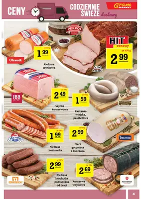 Gram Market - gazetka promocyjna Gazetka od środy 01.07 do wtorku 07.07 - strona 4