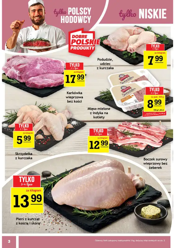 Gram Market - gazetka promocyjna Gazetka od środy 01.07 do wtorku 07.07 - strona 3