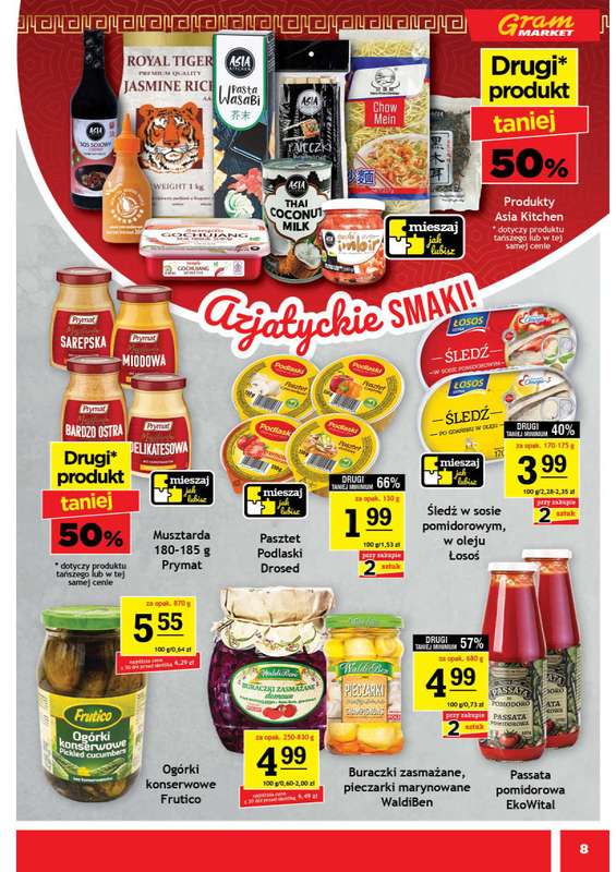 Gram Market - gazetka promocyjna Gazetka od środy 01.07 do wtorku 07.07 - strona 8