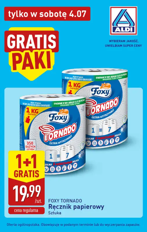 Aldi - gazetka promocyjna Najlepsze oferty na sobotę w Aldi! od soboty 04.07 do soboty 04.07 - strona 4