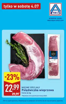 Aldi - gazetka promocyjna Najlepsze oferty na sobotę w Aldi! od soboty 04.07 do soboty 04.07 - strona 7