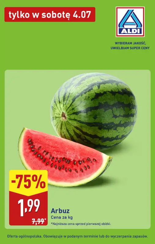 Aldi - gazetka promocyjna Najlepsze oferty na sobotę w Aldi! od soboty 04.07 do soboty 04.07 - strona 6