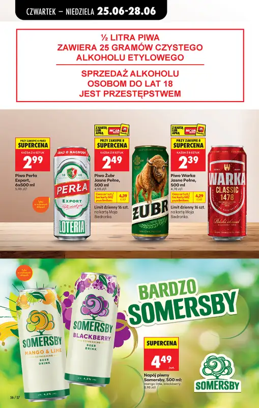 Biedronka - gazetka promocyjna Od czwartku, Z ladą tradycyjną od czwartku 25.06 do środy 01.07 - strona 76