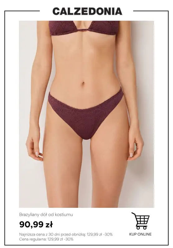 Calzedonia - gazetka promocyjna Do -50% na stroje kąpielowe od piątku 26.06  - strona 5