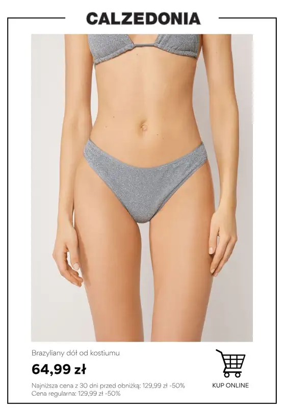 Calzedonia - gazetka promocyjna Do -50% na stroje kąpielowe od piątku 26.06  - strona 9
