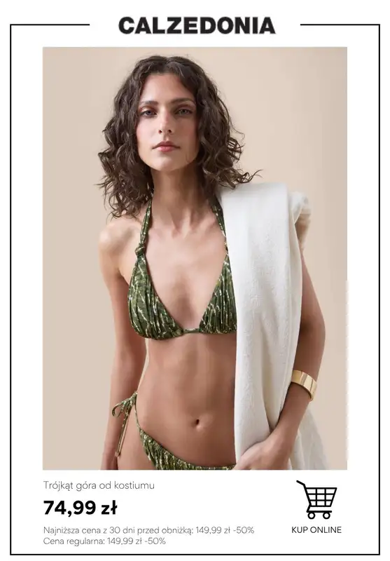 Calzedonia - gazetka promocyjna Do -50% na stroje kąpielowe od piątku 26.06  - strona 12
