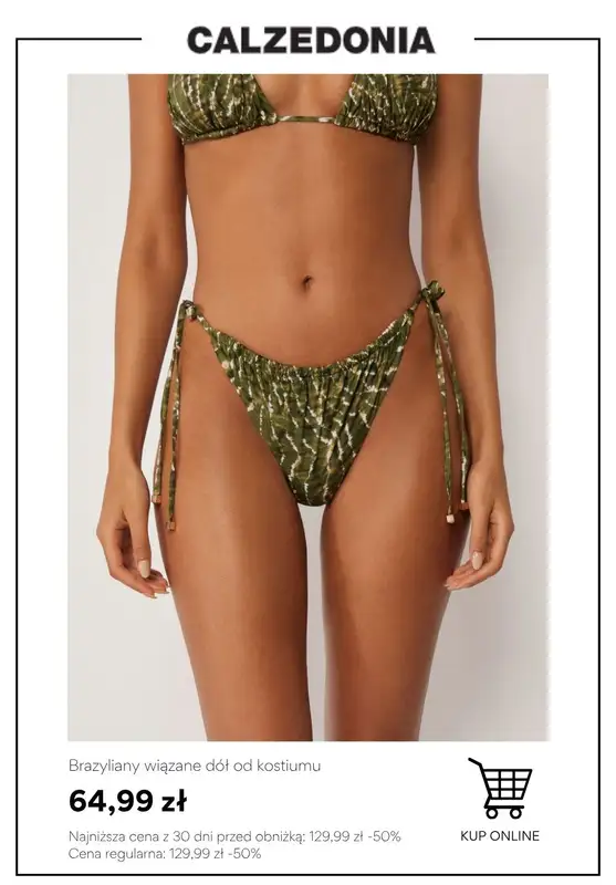 Calzedonia - gazetka promocyjna Do -50% na stroje kąpielowe od piątku 26.06  - strona 13