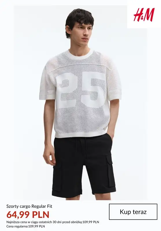 H&M - gazetka promocyjna Szorty męskie - SALE od soboty 27.06  - strona 9