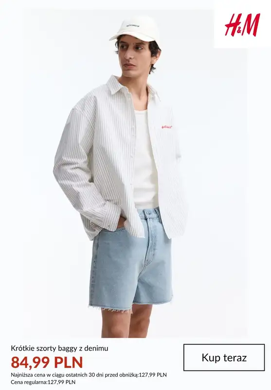 H&M - gazetka promocyjna Szorty męskie - SALE od soboty 27.06  - strona 4