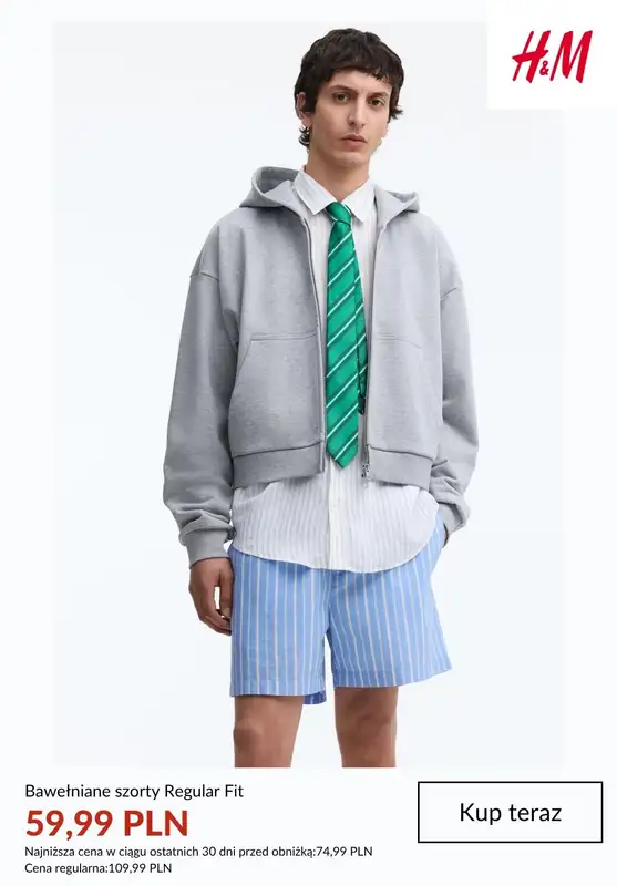H&M - gazetka promocyjna Szorty męskie - SALE od soboty 27.06  - strona 2