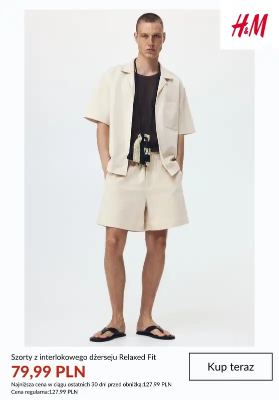 H&M - gazetka promocyjna Szorty męskie - SALE od soboty 27.06  - strona 10