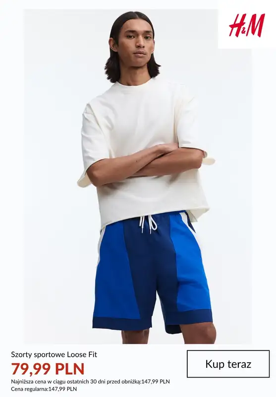H&M - gazetka promocyjna Szorty męskie - SALE od soboty 27.06  - strona 7