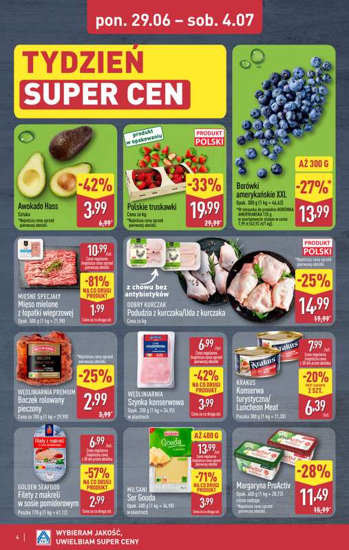 Aldi - gazetka promocyjna Weekend super cen w Aldi! od czwartku 02.07 do soboty 04.07 - strona 4