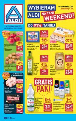 Aldi - gazetka promocyjna Weekend super cen w Aldi! od czwartku 02.07 do soboty 04.07