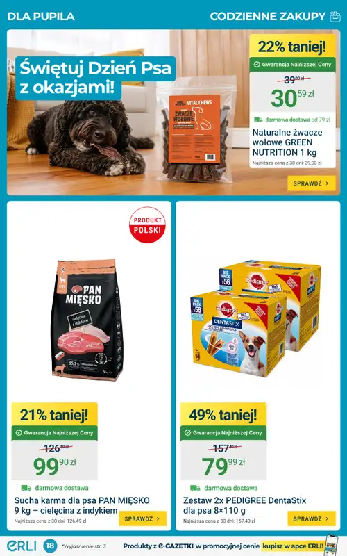 ERLI - gazetka promocyjna Tydzień okazji z Erli! od poniedziałku 29.06 do niedzieli 05.07 - strona 18